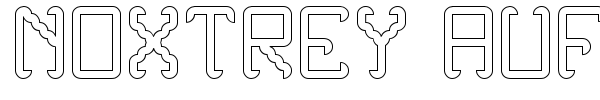 Noxtrey Auf TFB font preview